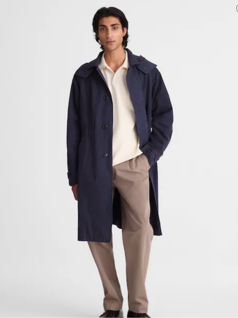 Madewell Navy Trench Coat